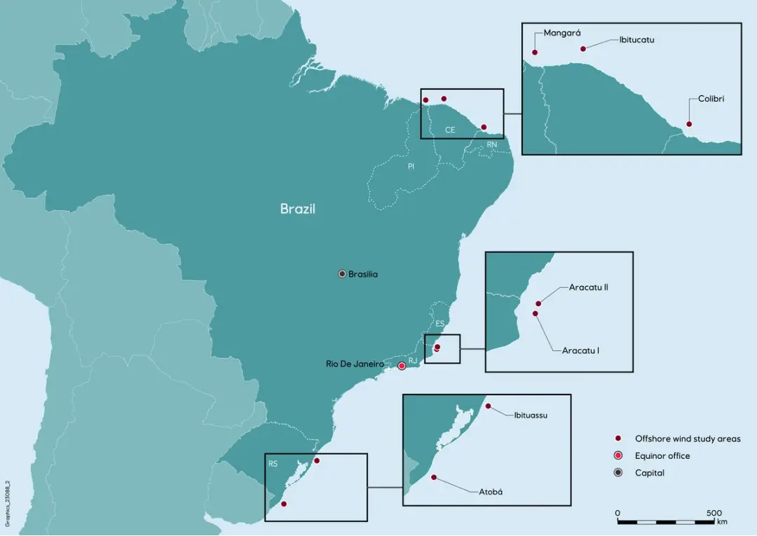 Equinor y Petrobras ampliarán el desarrollo de la energía eólica marina en Brasil