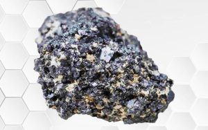 Piedra cristalina de perovskita