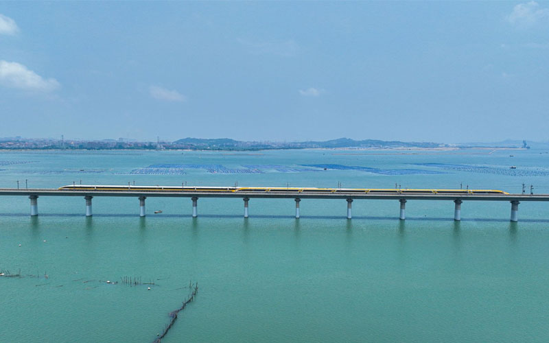 A 453 km por hora, este tren chino es el más rápido del mundo