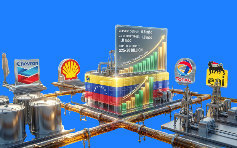 EE. UU. impulsa soluciones rápidas para impulsar la producción petrolera venezolana