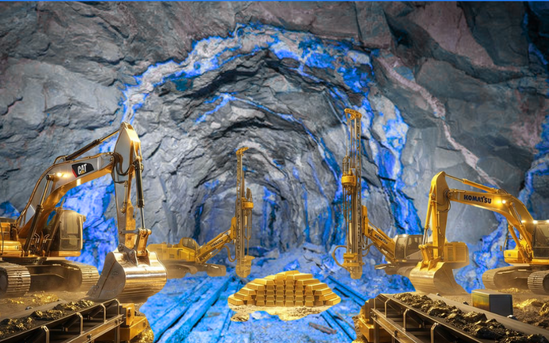 El boom del oro refugio dispara la demanda de equipos mineros