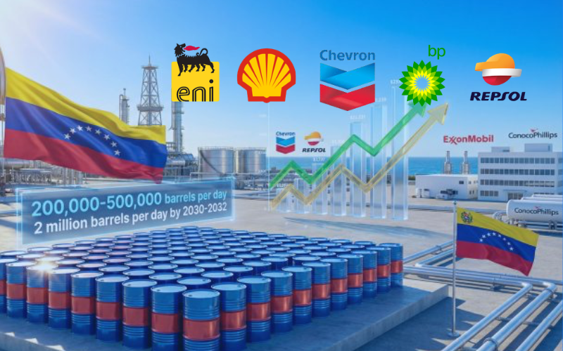 Los cinco socios clave de PDVSA: cómo Chevron, BP, Eni, Repsol y Shell sostienen el nuevo despegue petrolero de Venezuela