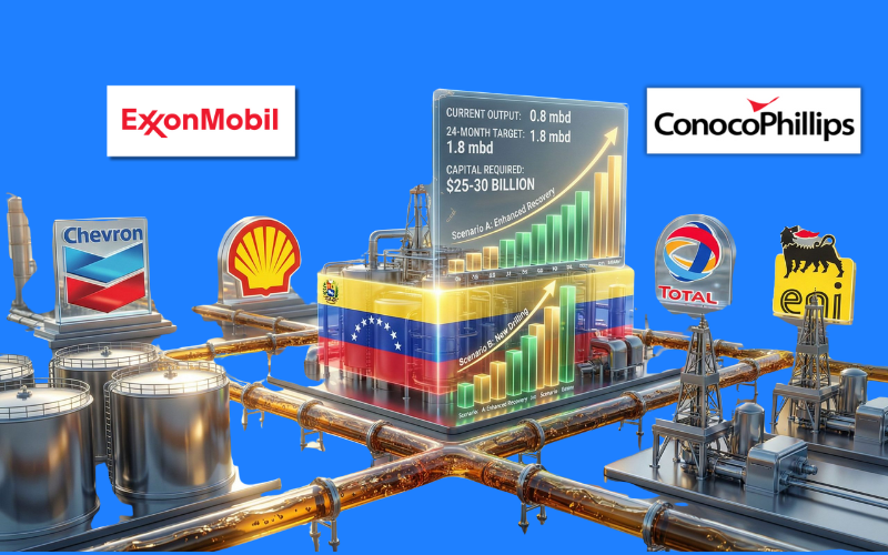 El dilema del crudo: Grandes petroleras caminan por la cuerda floja entre la disciplina financiera y Venezuela